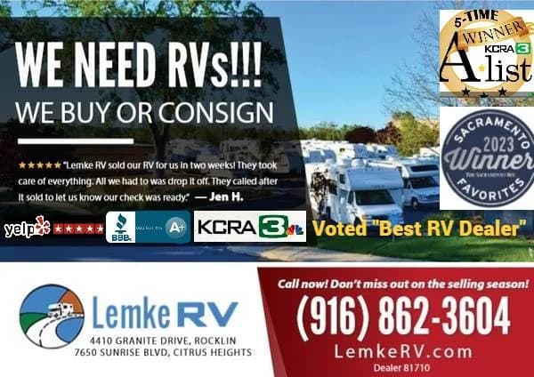 Let Us Sell Your RV With Our No Cost Consignment Program - LEMKE RV