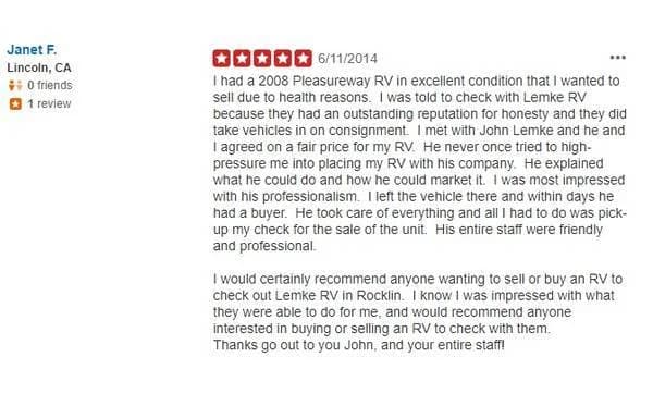 Let Us Sell Your RV With Our No Cost Consignment Program - LEMKE RV 7