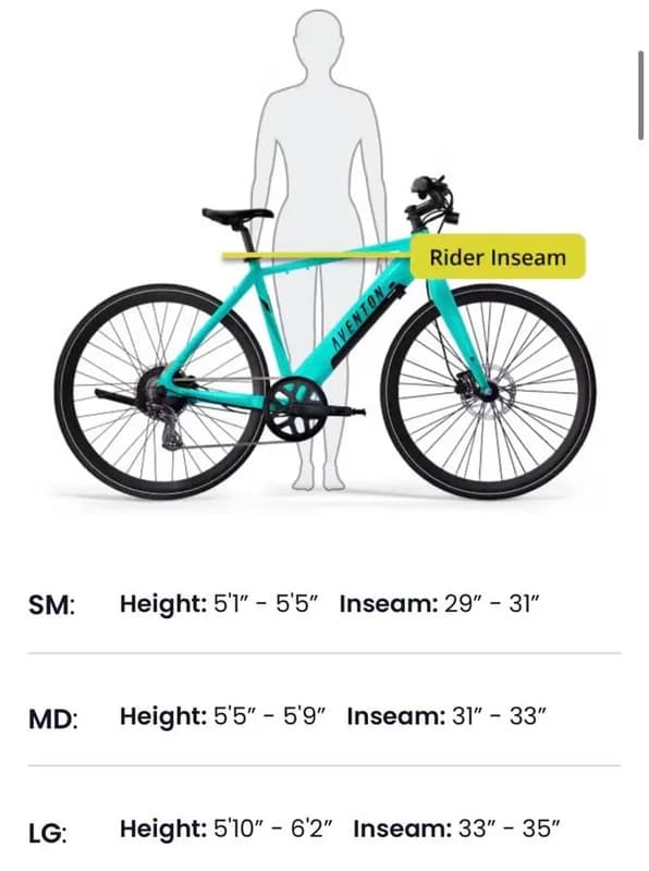 New Size Medium Aventon Soltera 2.5 E-bike Baja Lightweight Electric Bike 2