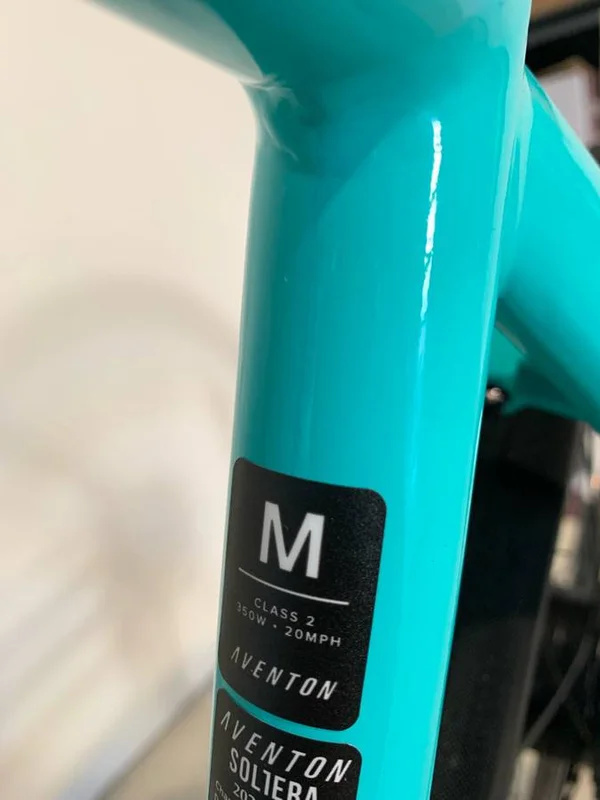 New Size Medium Aventon Soltera 2.5 E-bike Baja Lightweight Electric Bike 8