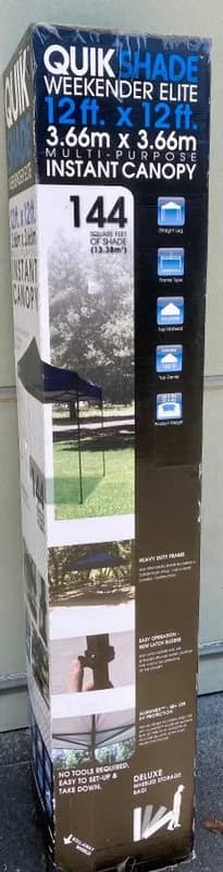 Pop Up Shade Structure Canopy 12 X 12 New 10