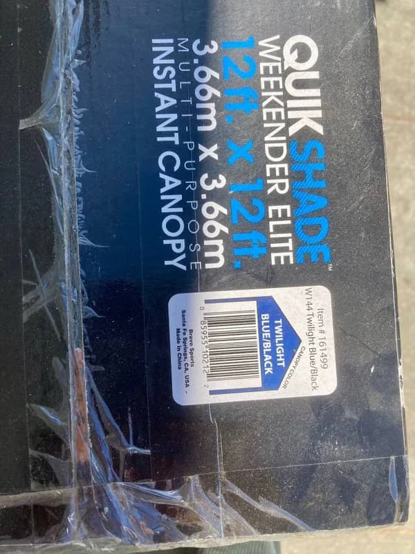 Pop Up Shade Structure Canopy 12 X 12 New 16