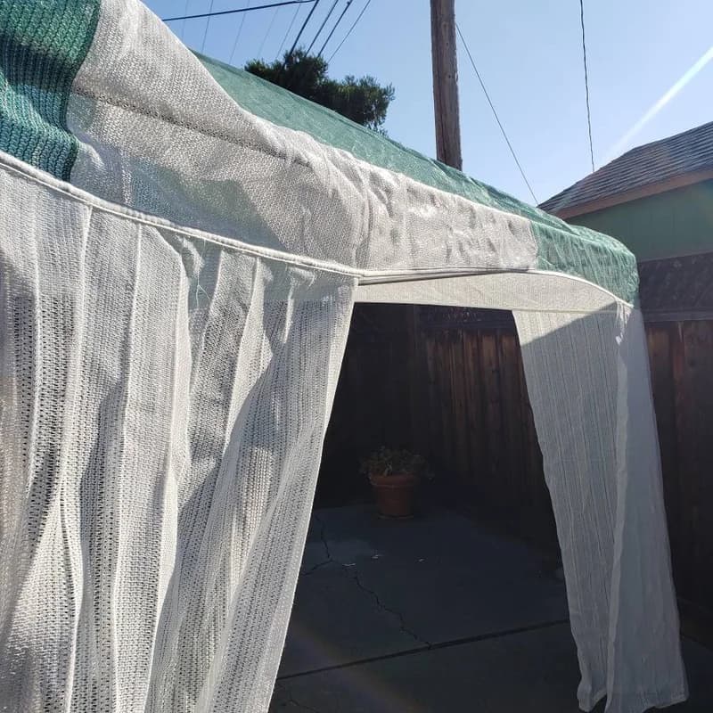 Coolaroo Shade’N Shelter Outdoor Sun Shade Tent Breatheable 11’ x 11’ 6