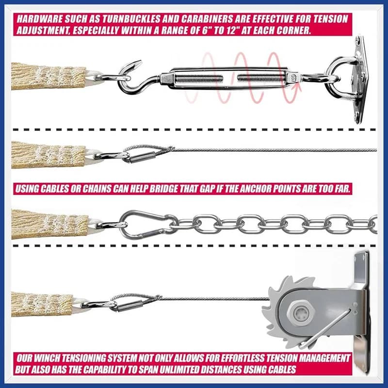 NEW 14' x 14' Sand Sun Shade Sail UPF50 Square Canopy Fabric Cloth 2