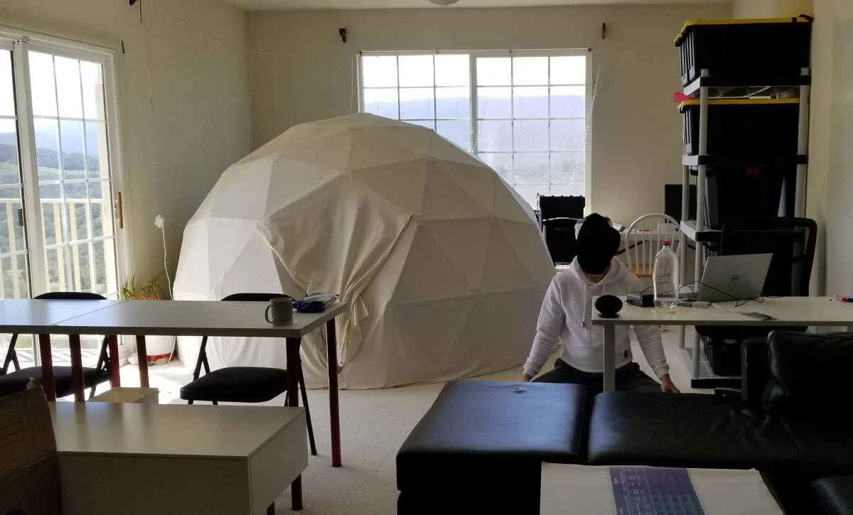 Indoor Geodesic Dome / Meditation Dome / Relaxation Pod 3