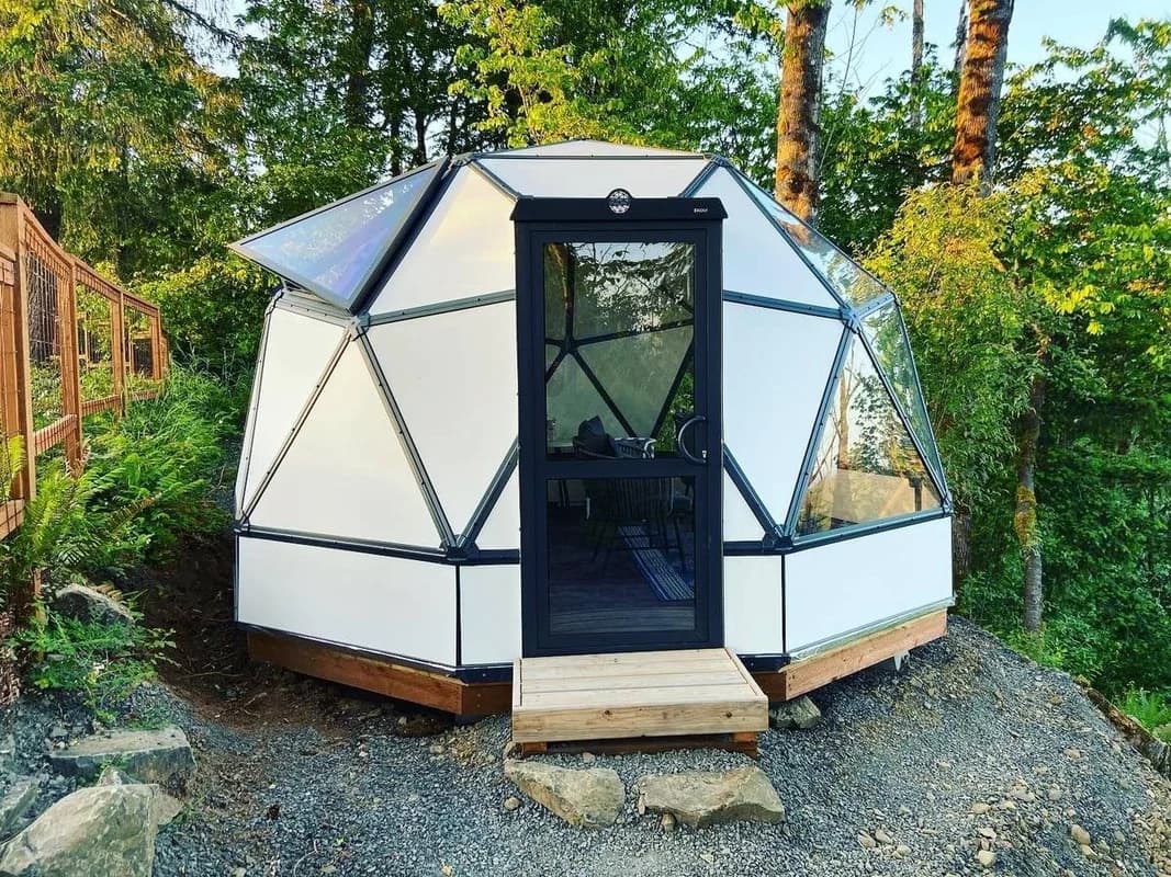 Ekodome 16ft geodesic dome kit - greenhouse, glamping structure, etc