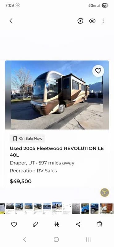 2002 ((clean)) fleetwood revolution diesel 2 slides 23