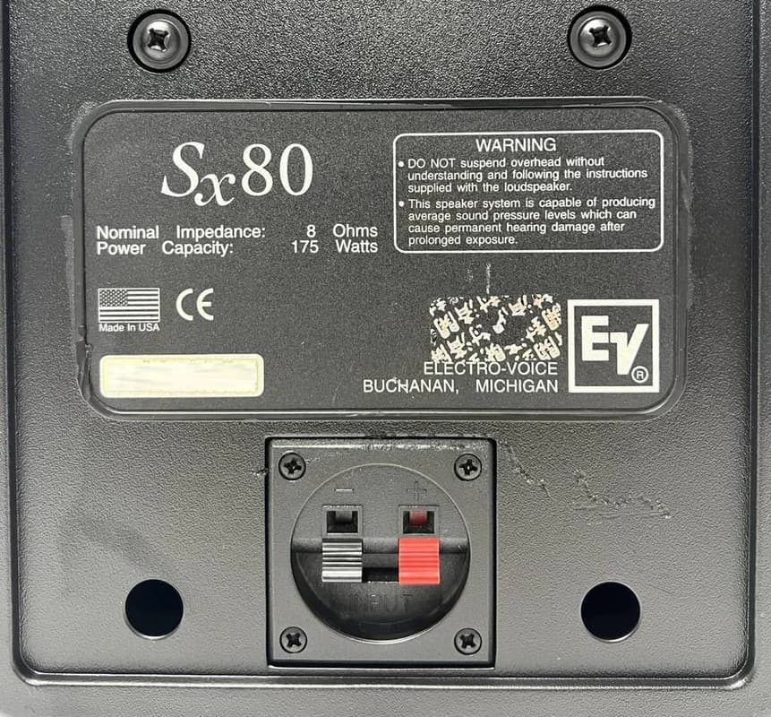 Electro Voice ElectroVoice EV SX80 Speakers, w/ Eminence Betas, Pair 3