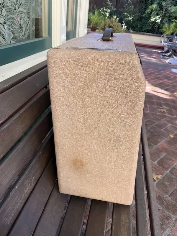 1960s Fender "Pro-Amp" Brownface Vintage Tube Amp w/ 15" Speaker 11