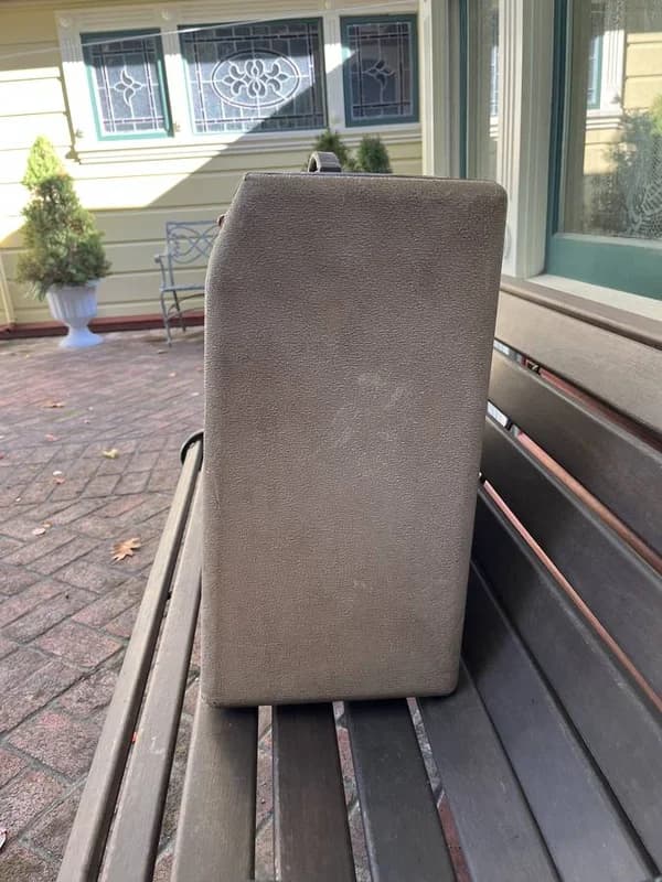 1960s Fender "Pro-Amp" Brownface Vintage Tube Amp w/ 15" Speaker 13