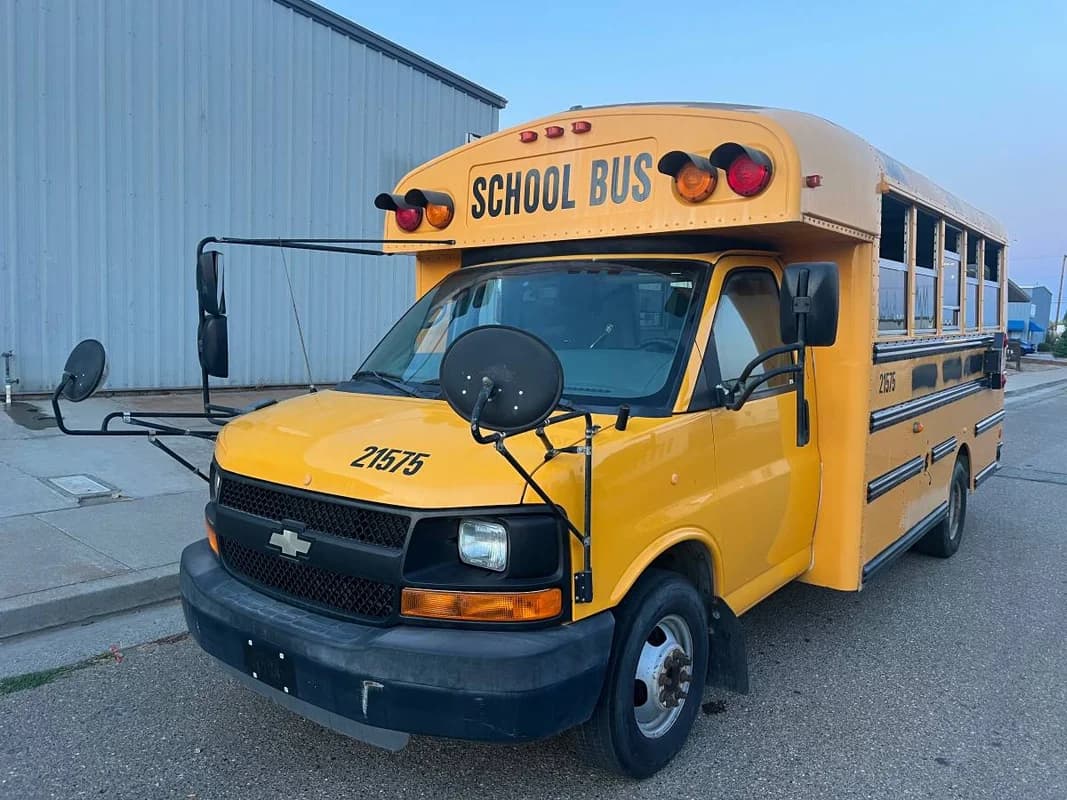 2016 chevy 3500 mini school bus w123k