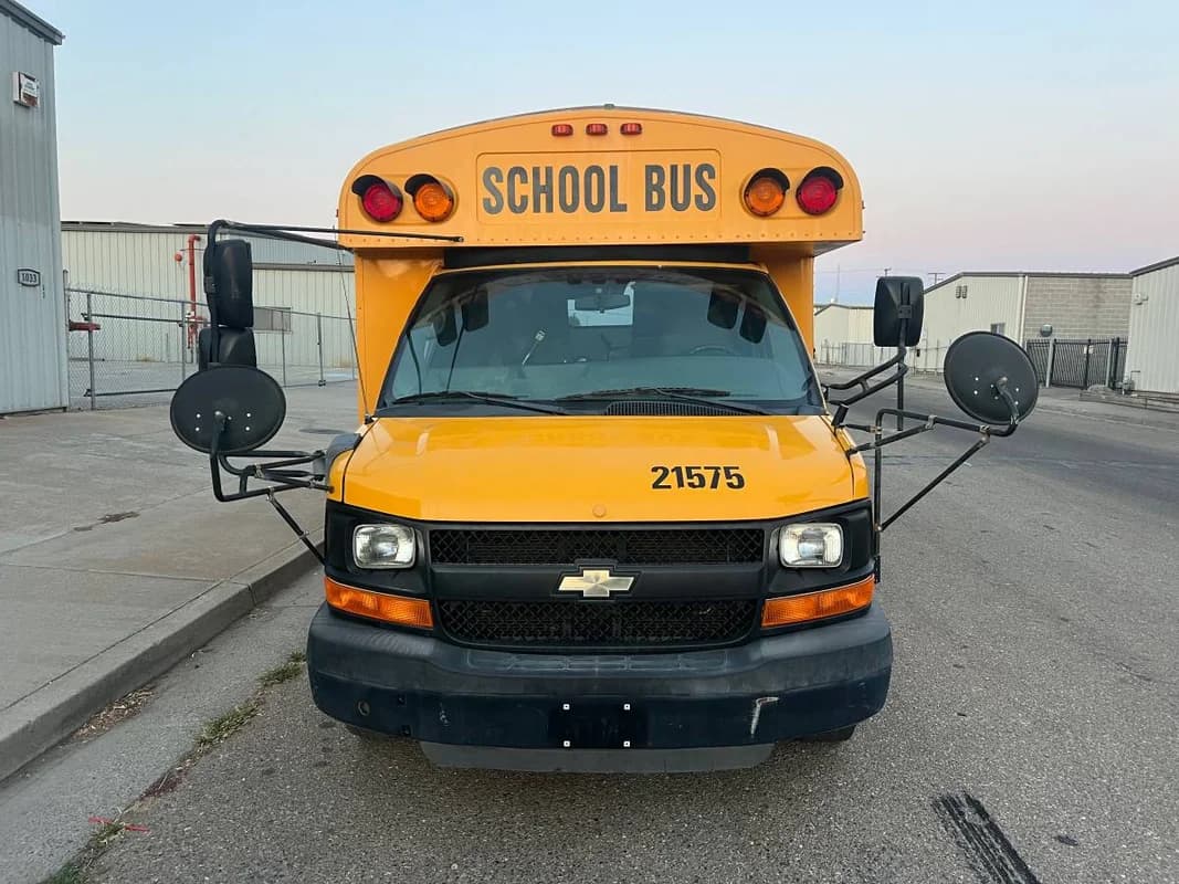 2016 chevy 3500 mini school bus w123k 2