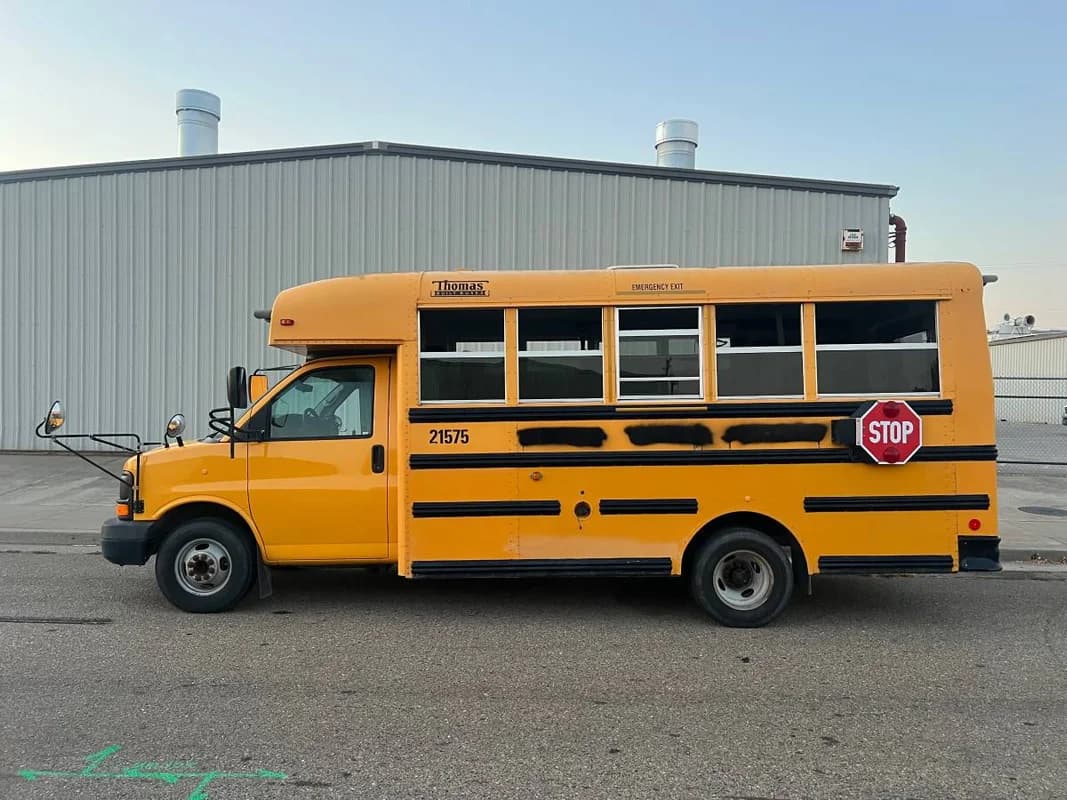 2016 chevy 3500 mini school bus w123k 3