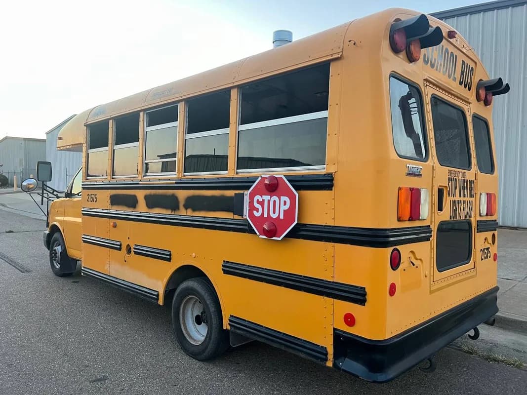 2016 chevy 3500 mini school bus w123k 5