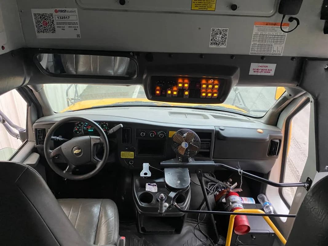 2016 chevy 3500 mini school bus w123k 8