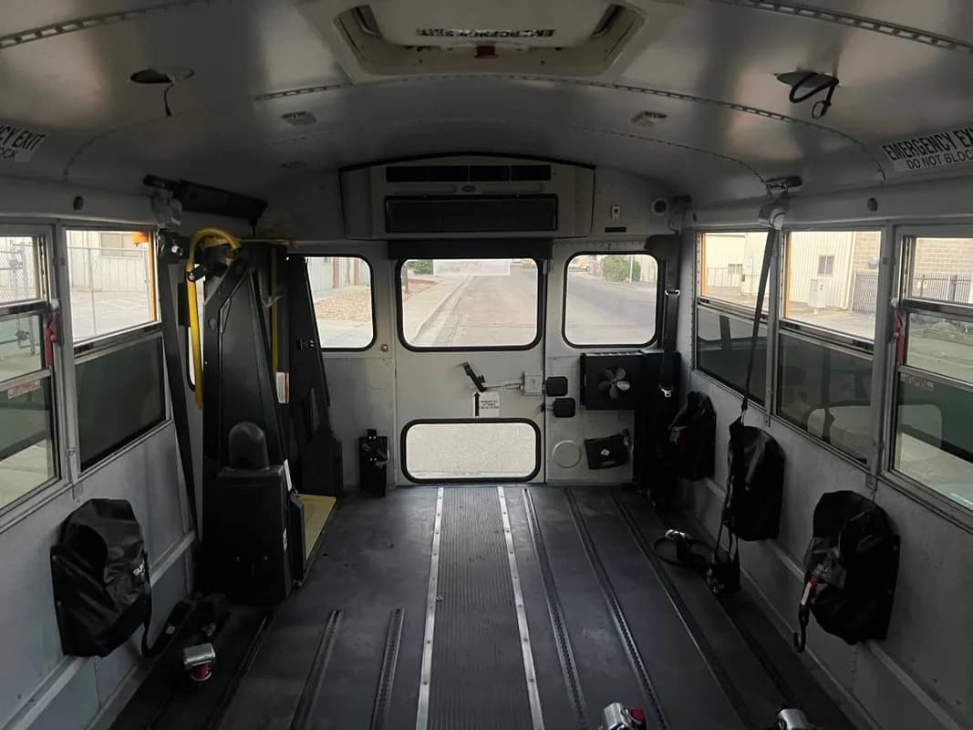 2016 chevy 3500 mini school bus w123k 12