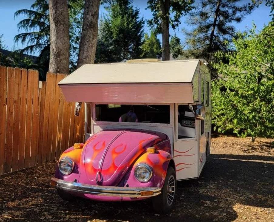 ESTATE SALE! "RARE" 1973 VW BEETLE SUPER BUGGER RV/CAMPER MINIHOME 2