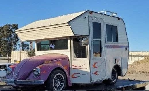 ESTATE SALE! "RARE" 1973 VW BEETLE SUPER BUGGER RV/CAMPER MINIHOME 9