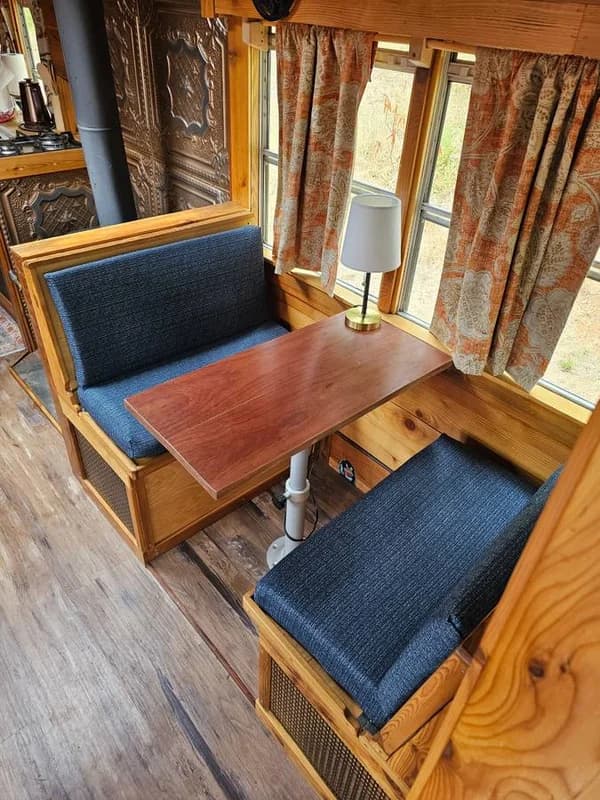 Fully Off-Grid Skoolie Tiny Home on Wheels – Luxury Conversion Bus 4