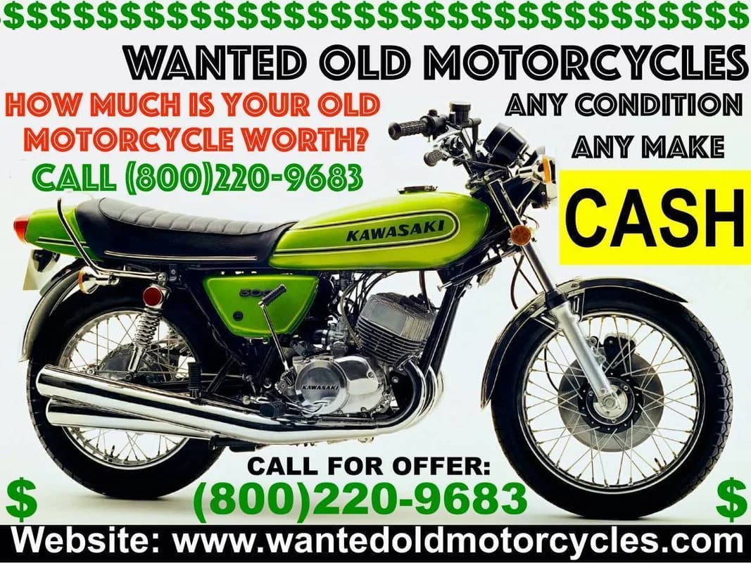 Wanted Old Motorcycles π1(800) 220-9683 www.wantedoldmotorcycles.com 24