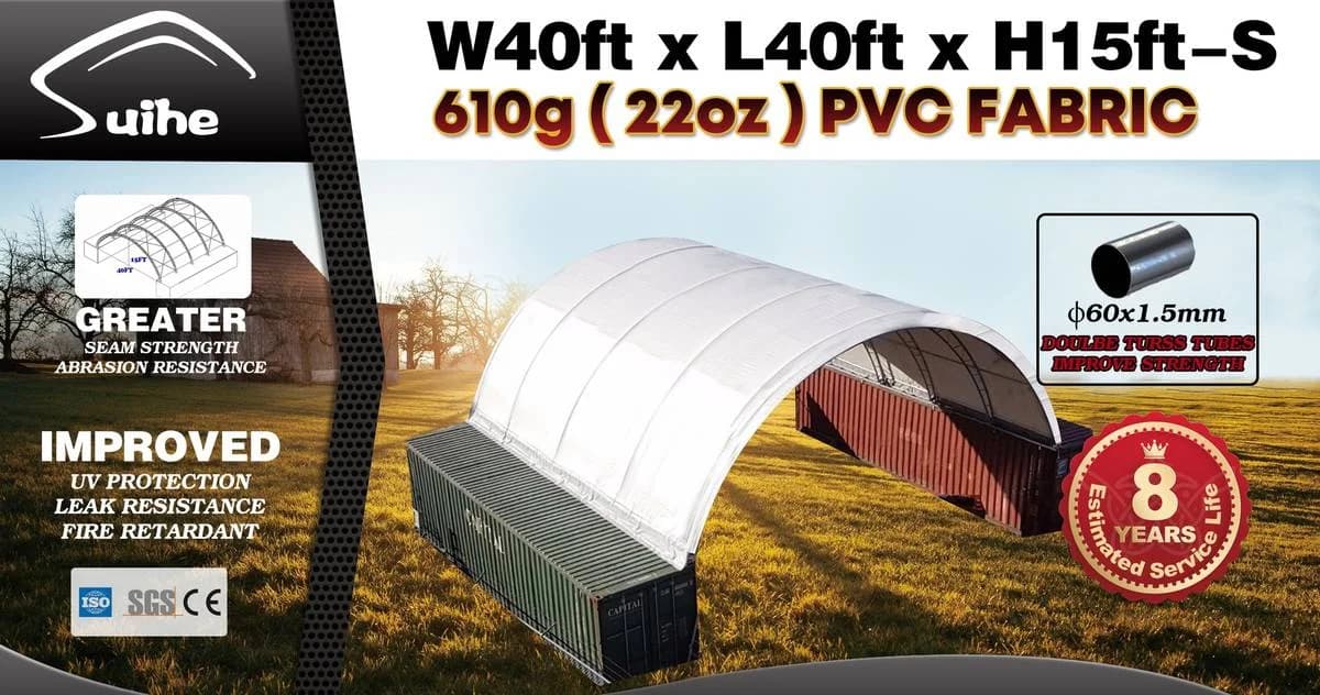 SHIPPING CONTAINER SHELTER KIT CONEX BOX CARPORT GARAGE BUILDING 20 40 3