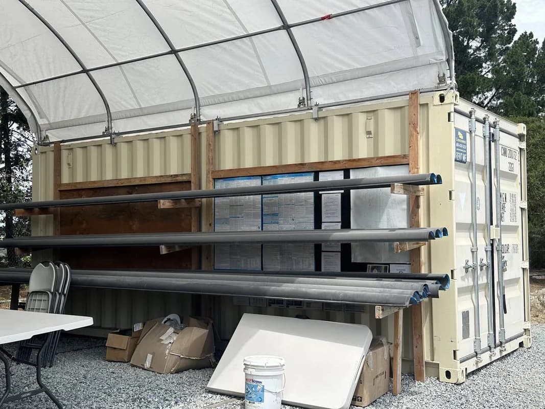 SHIPPING CONTAINER SHELTER KIT CONEX BOX CARPORT GARAGE BUILDING 20 40 14