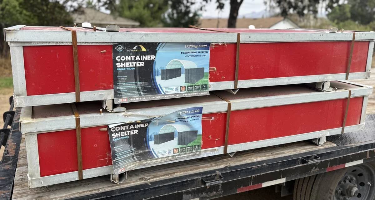 SHIPPING CONTAINER SHELTER KIT CONEX BOX CARPORT GARAGE BUILDING 20 40 19