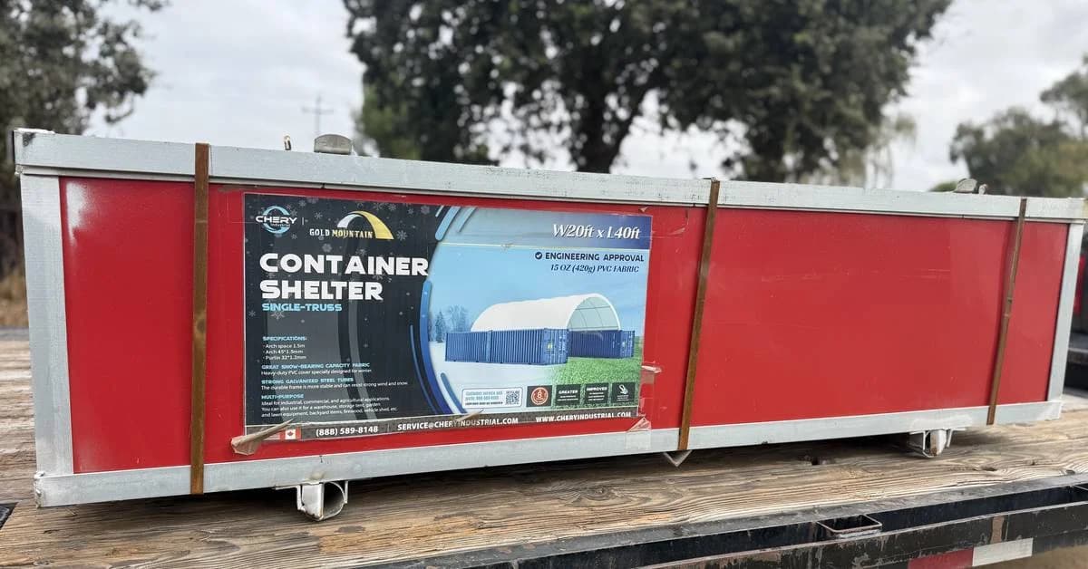 SHIPPING CONTAINER SHELTER KIT CONEX BOX CARPORT GARAGE BUILDING 20 40 23