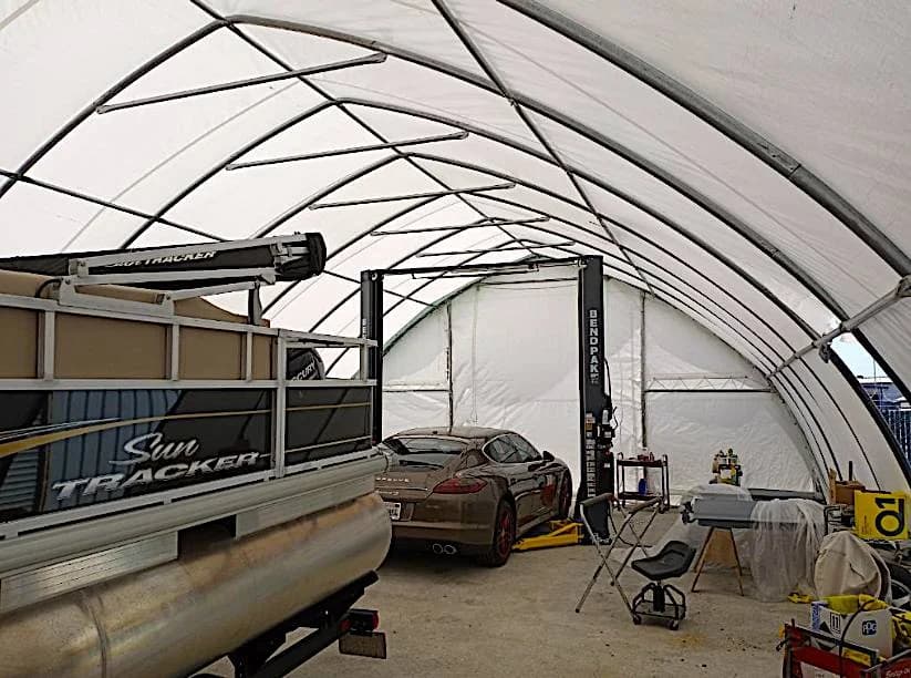 CANVAS SHELTER 20X30X12 GARAGE SHIPPING CONTAINER KIT 20 40 5