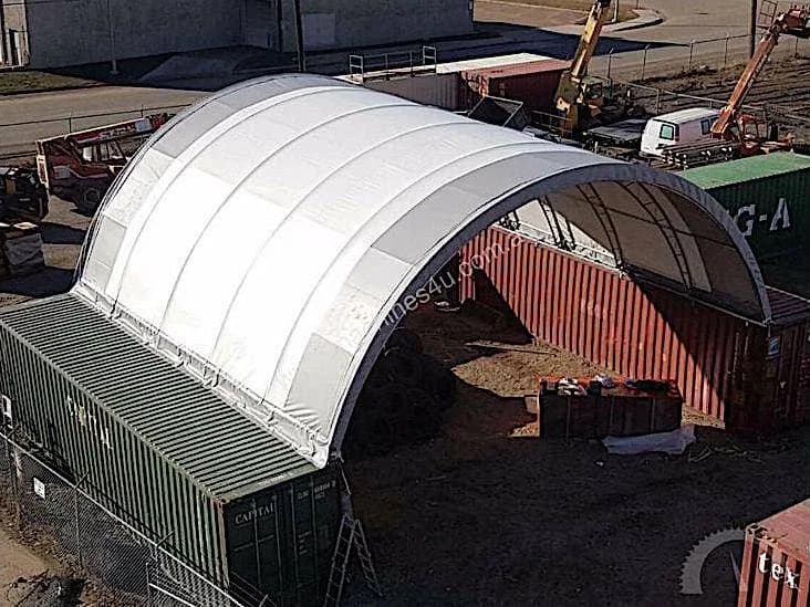 CANVAS SHELTER 20X30X12 GARAGE SHIPPING CONTAINER KIT 20 40 13
