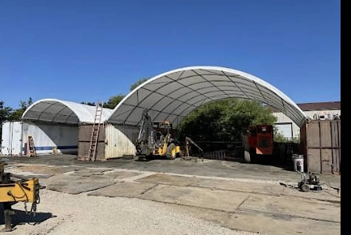 CANVAS SHELTER 20X30X12 GARAGE SHIPPING CONTAINER KIT 20 40 16