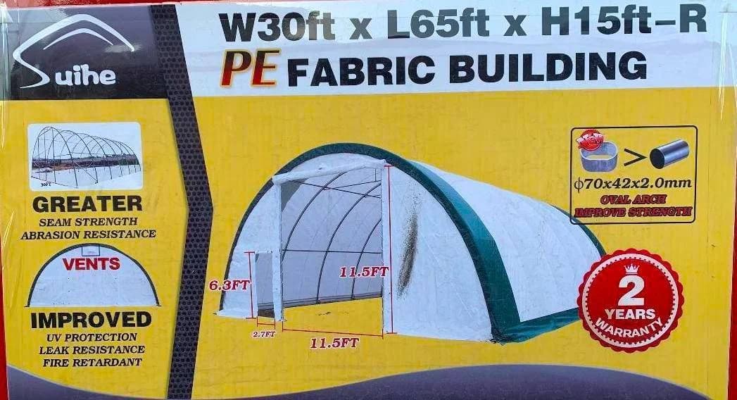 CANVAS SHELTER 20X30X12 GARAGE SHIPPING CONTAINER KIT 20 40 19