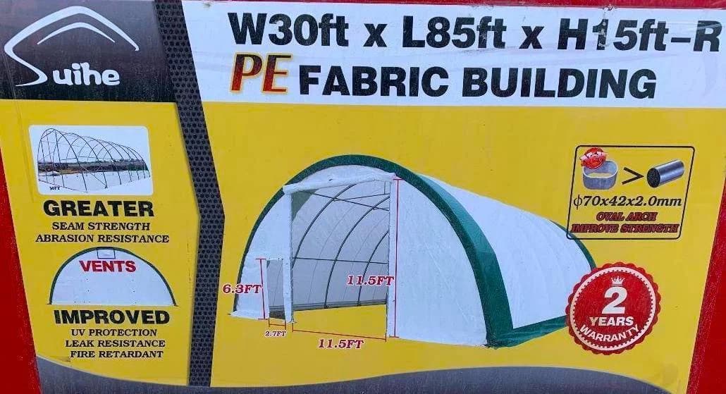 CANVAS SHELTER 20X30X12 GARAGE SHIPPING CONTAINER KIT 20 40 20