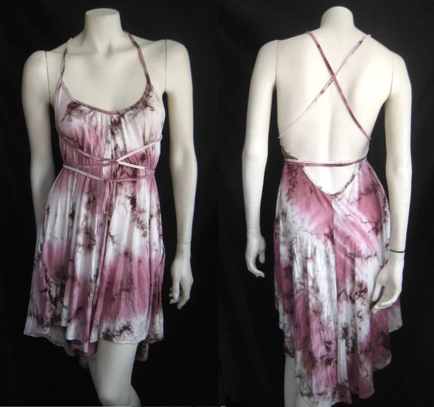 Warrior Within convertible tie-dye dress XS Burning Man, festival