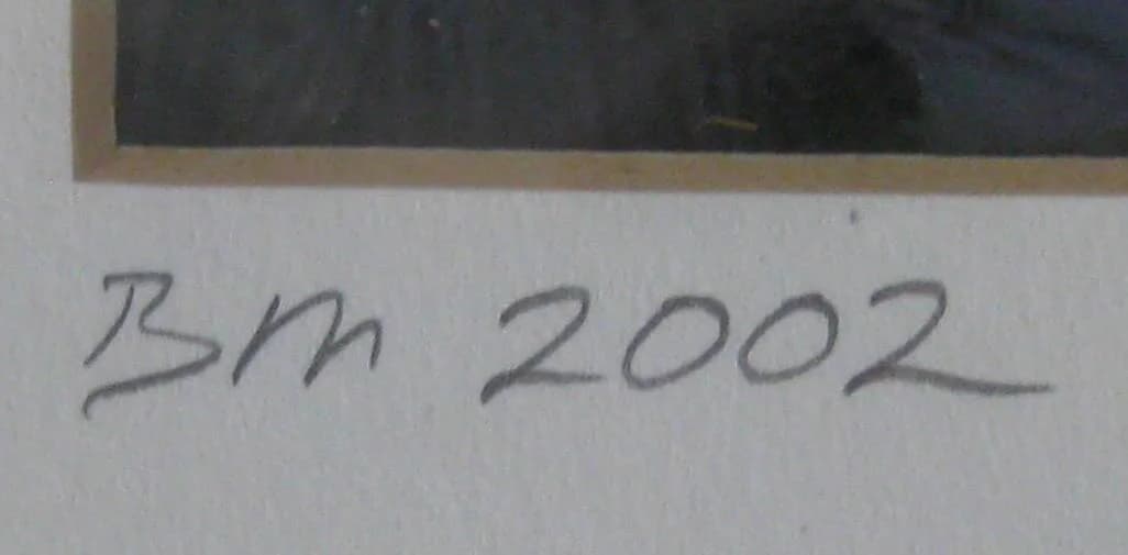 Small Burning Man Color Photograph from 2002 Framed 5