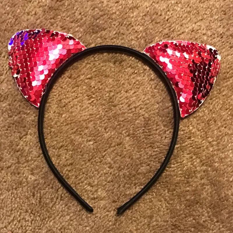 Head Band Halloween Pride Costume Sequence Cat Ears Headband 4