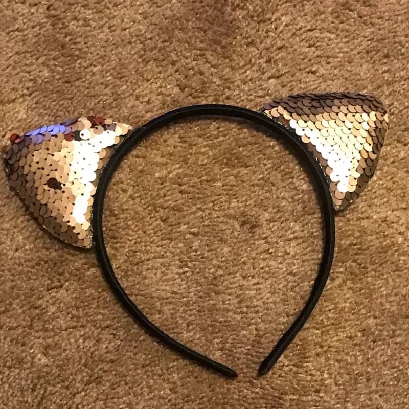 Head Band Halloween Pride Costume Sequence Cat Ears Headband 6