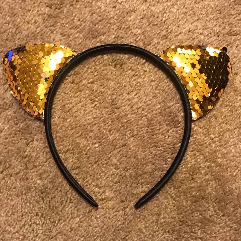 Head Band Halloween Pride Costume Sequence Cat Ears Headband 7