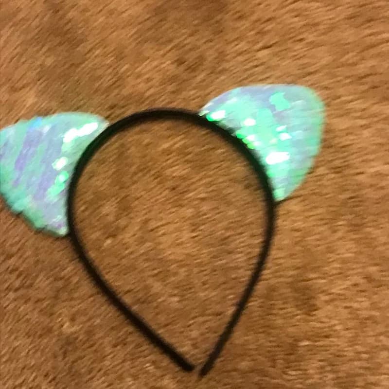 Head Band Halloween Pride Costume Sequence Cat Ears Headband 10