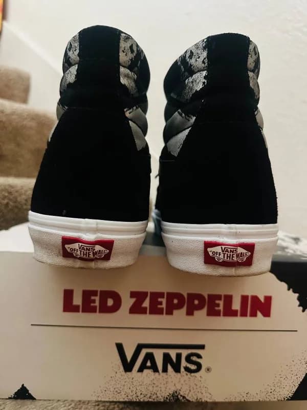 Led Zeppelin Vans Hi-Top Shoes $75 OBO!! 4