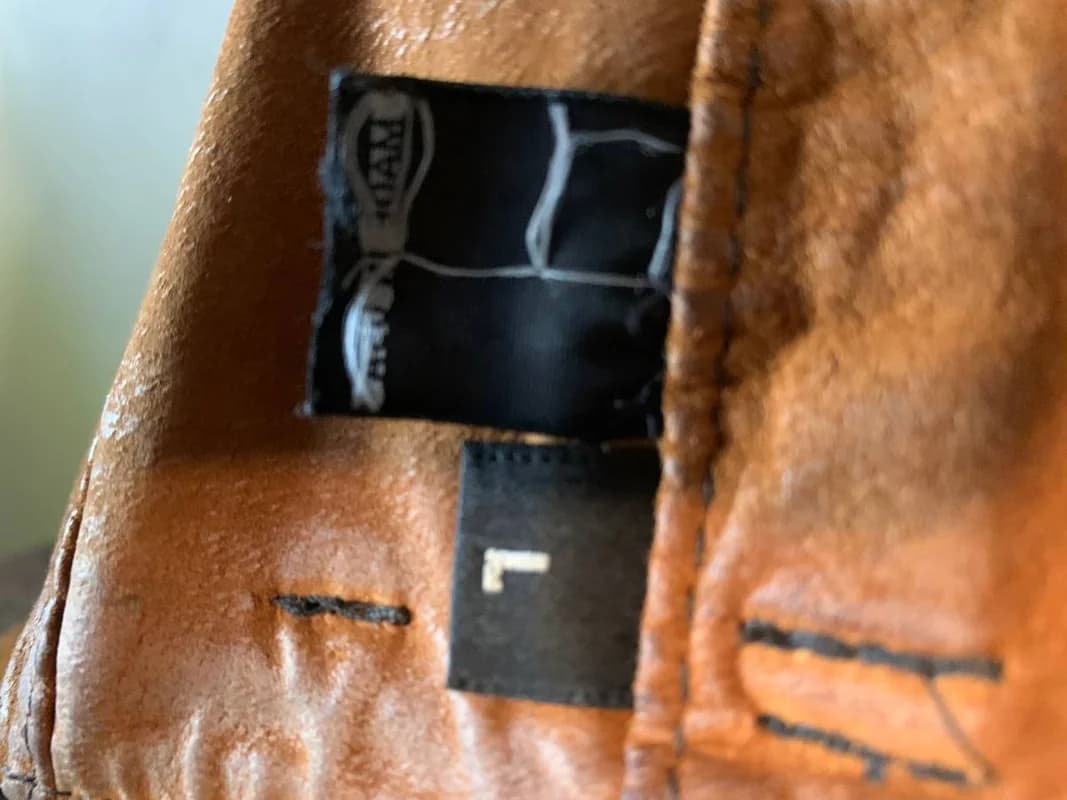 Leather Aviator skull Cap, Large with goggles 8