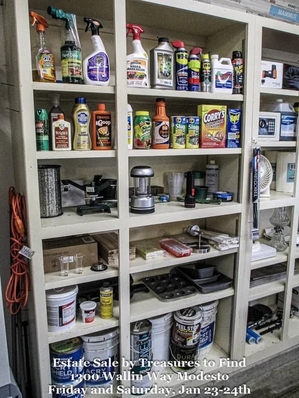 Estate Sale in Modesto by Treasures to Find 9