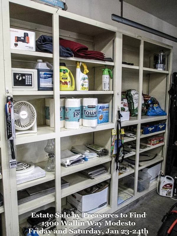 Estate Sale in Modesto by Treasures to Find 10