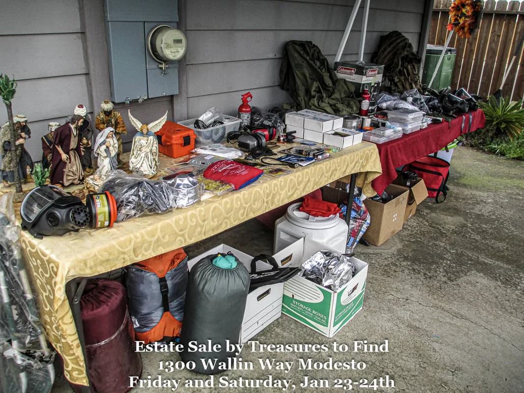 Estate Sale in Modesto by Treasures to Find 15