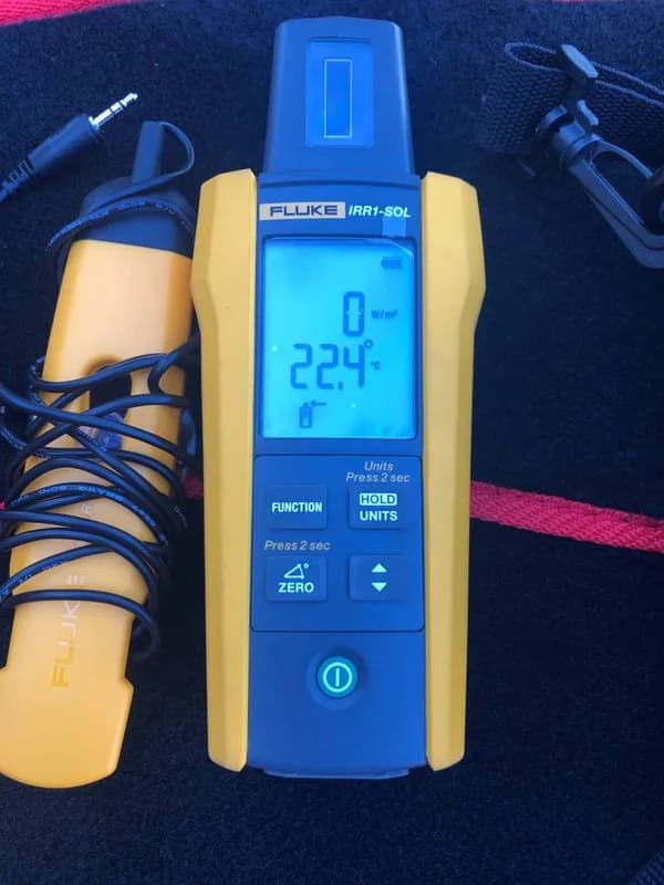 Fluke solar irradiance meter like new 4